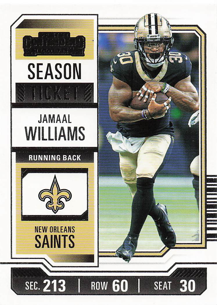 2023 Panini Contenders Football Season Ticket Retail Jamaal Williams #73