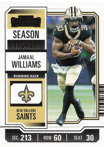 2023 Panini Contenders Football Season Ticket Retail Jamaal Williams #73