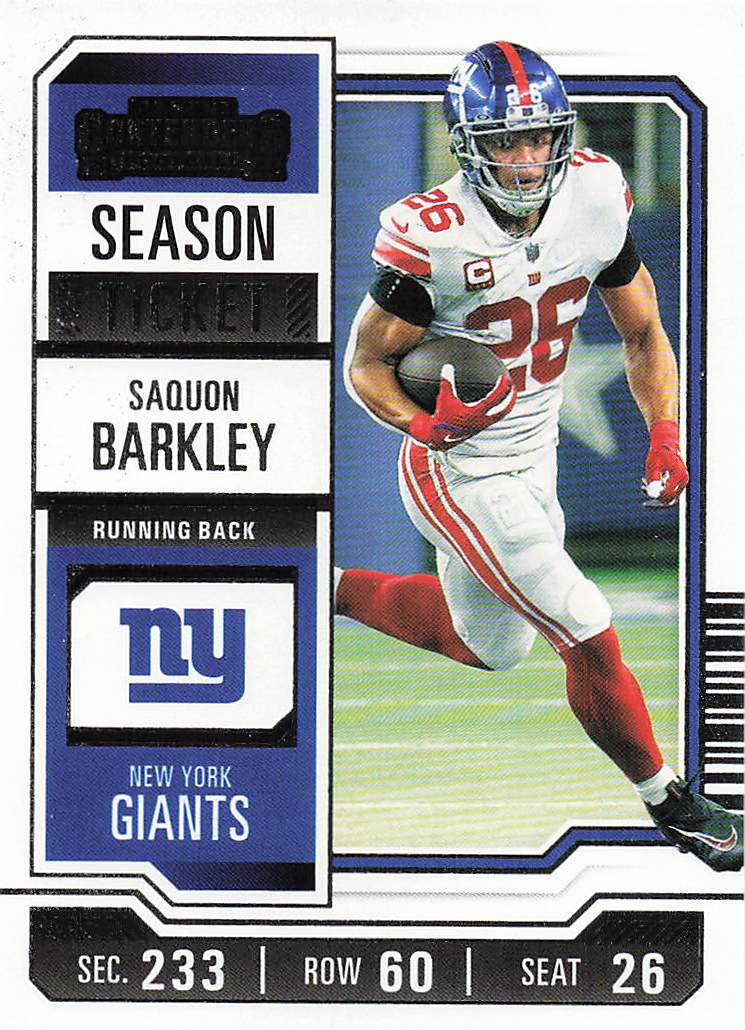 2023 Panini Contenders Football Saquon Barkley #77