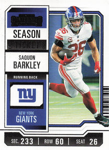 2023 Panini Contenders Football Saquon Barkley #77