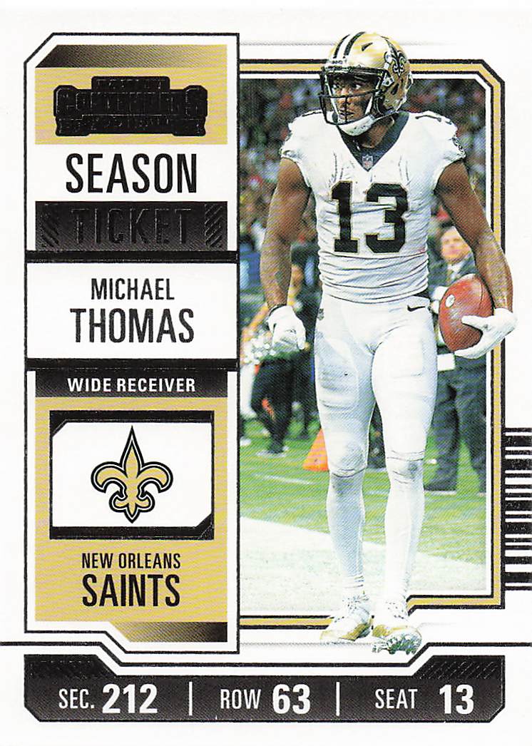 2023 Panini Contenders Football Season Ticket Retail Michael Thomas #74