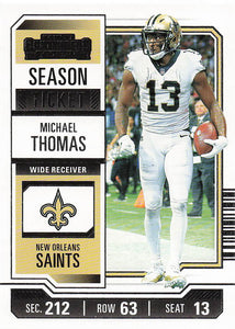 2023 Panini Contenders Football Season Ticket Retail Michael Thomas #74