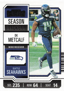 2023 Panini Contenders Football DK Metcalf #89