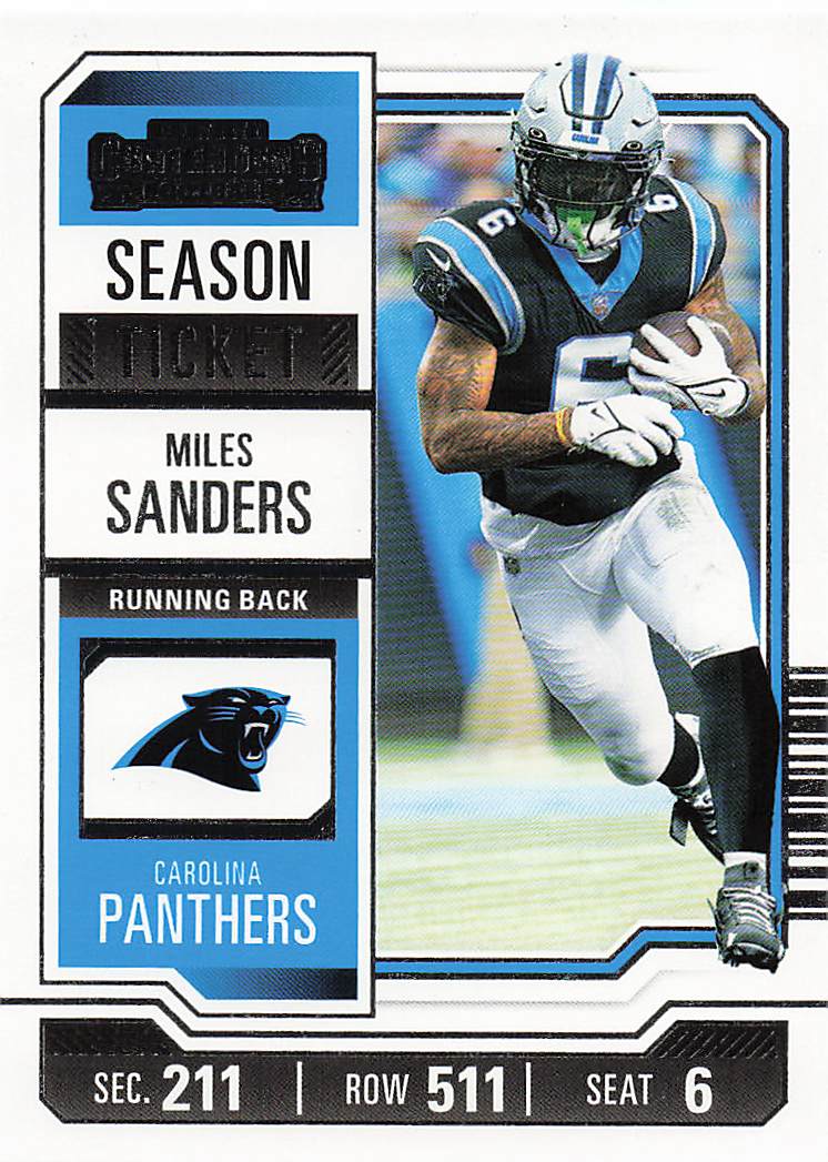 2023 Panini Contenders Football Miles Sanders #16
