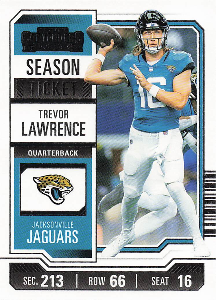 2023 Panini Contenders Football Season Ticket Retail Trevor Lawrence #48