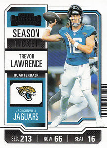 2023 Panini Contenders Football Season Ticket Retail Trevor Lawrence #48