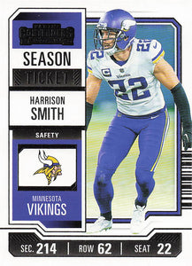 2023 Panini Contenders Football Harrison Smith #66