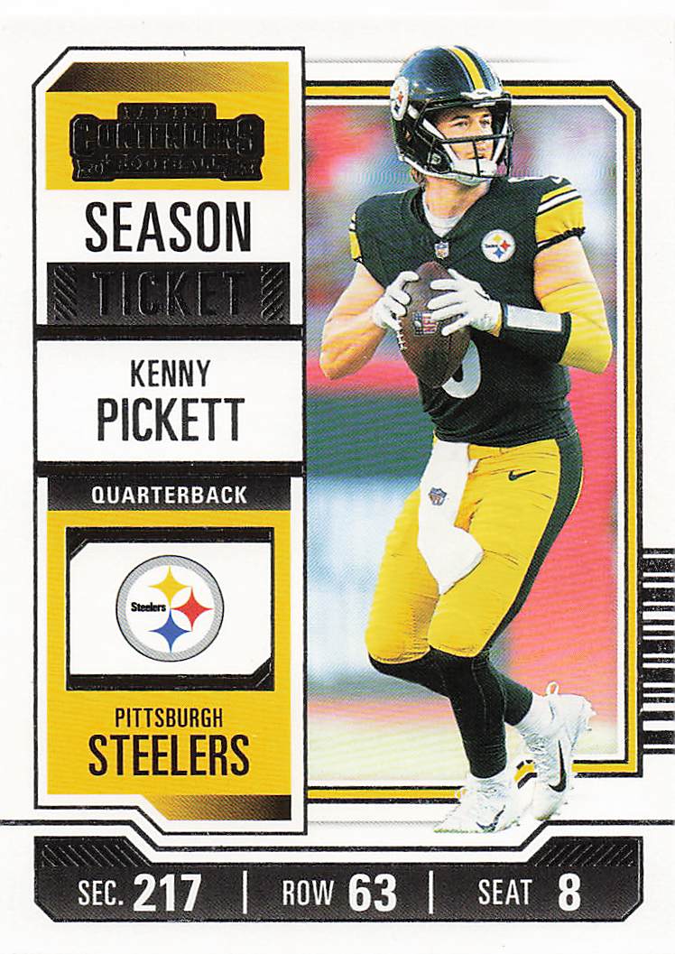 2023 Panini Contenders Football Season Ticket Retail Kenny Pickett #83