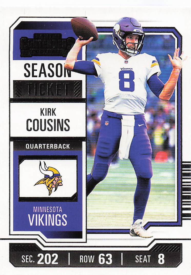 2023 Panini Contenders Football Kirk Cousins #68