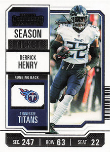 2023 Panini Contenders Football Derrick Henry #96