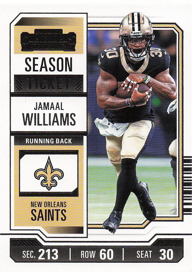 2023 Panini Contenders Football Season Ticket Retail Jamaal Williams #73