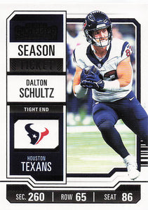 2023 Panini Contenders Football Dalton Schultz #41