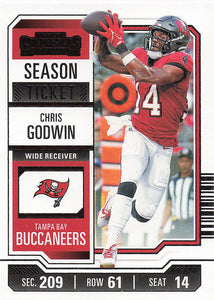 2023 Panini Contenders Football Season Ticket Retail Chris Godwin #93