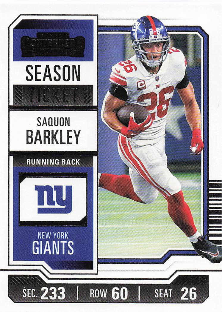 2023 Panini Contenders Football Saquon Barkley #77