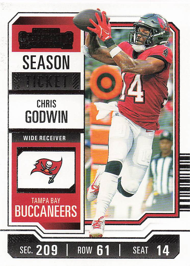 2023 Panini Contenders Football Season Ticket Retail Chris Godwin #93
