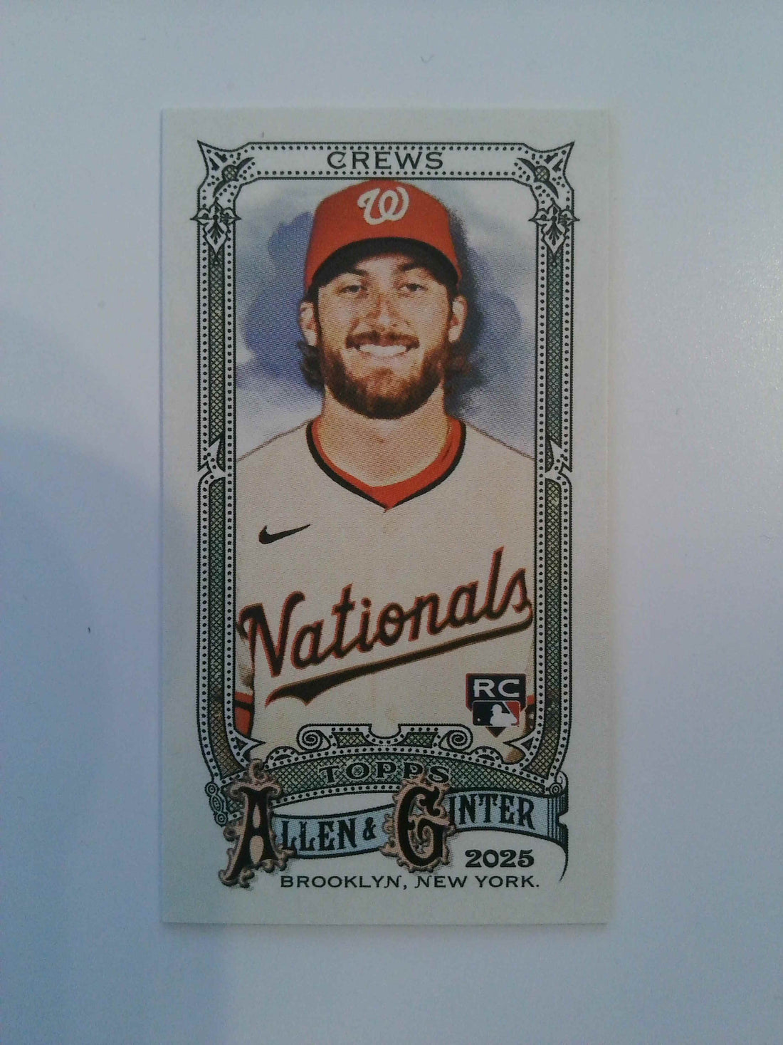2025 Topps Allen & Ginter Baseball Mini Dylan Crews #120 Rookie