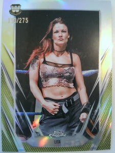 2026 Topps Chrome WWE Wrestling Yellow Refractor 150/275 Lita #61