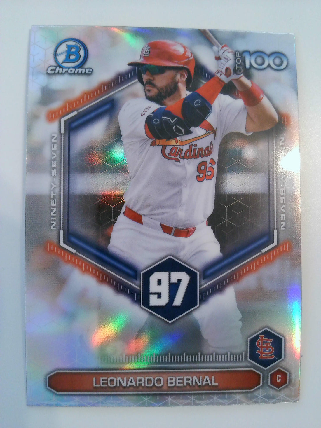 2026 Bowman Baseball Bowman Scouts' Top 100 Leonardo Bernal #BTP-97