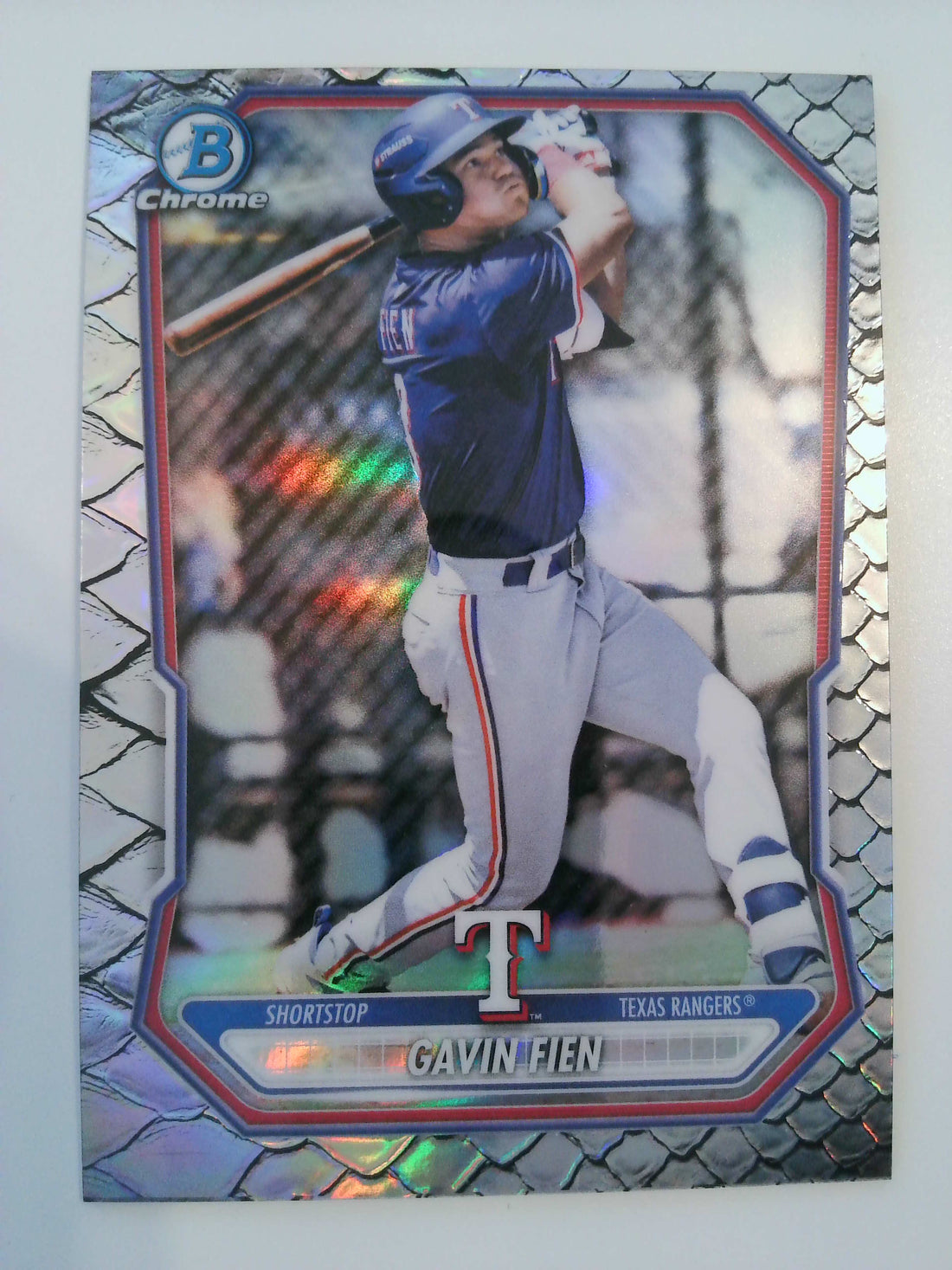 2026 Bowman Baseball Chrome Prospects Reptilian Refractor Gavin Fien #BCP-126