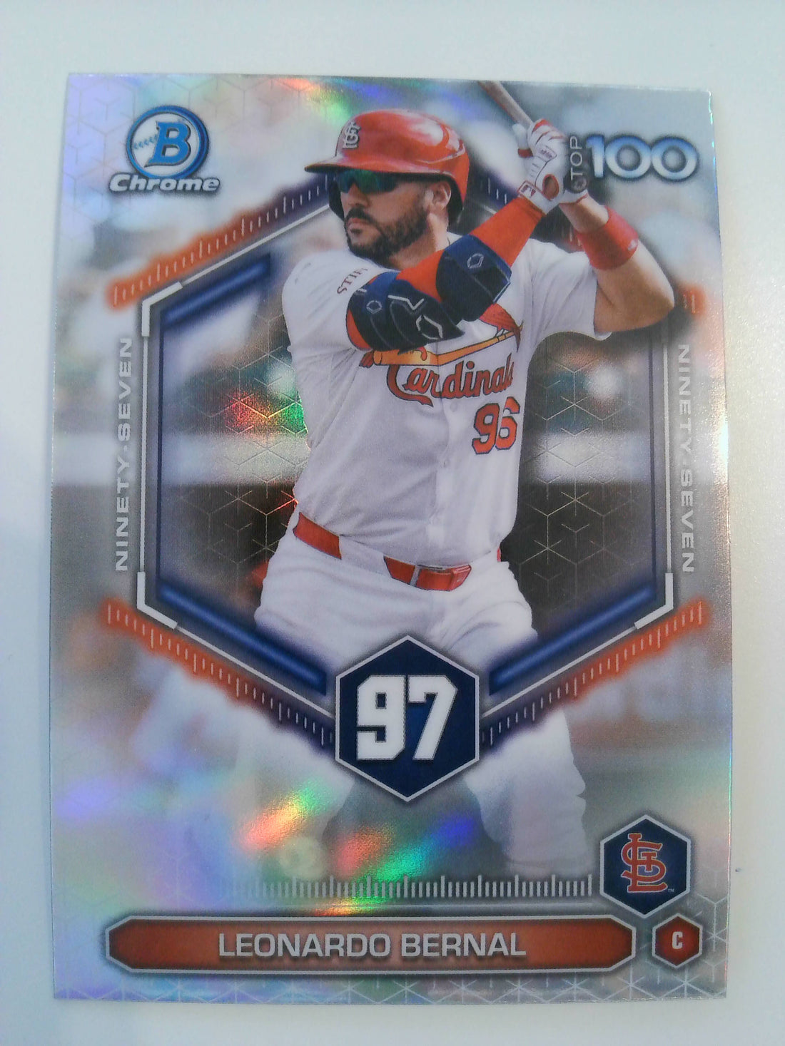 2026 Bowman Baseball Bowman Scouts' Top 100 Leonardo Bernal #BTP-97
