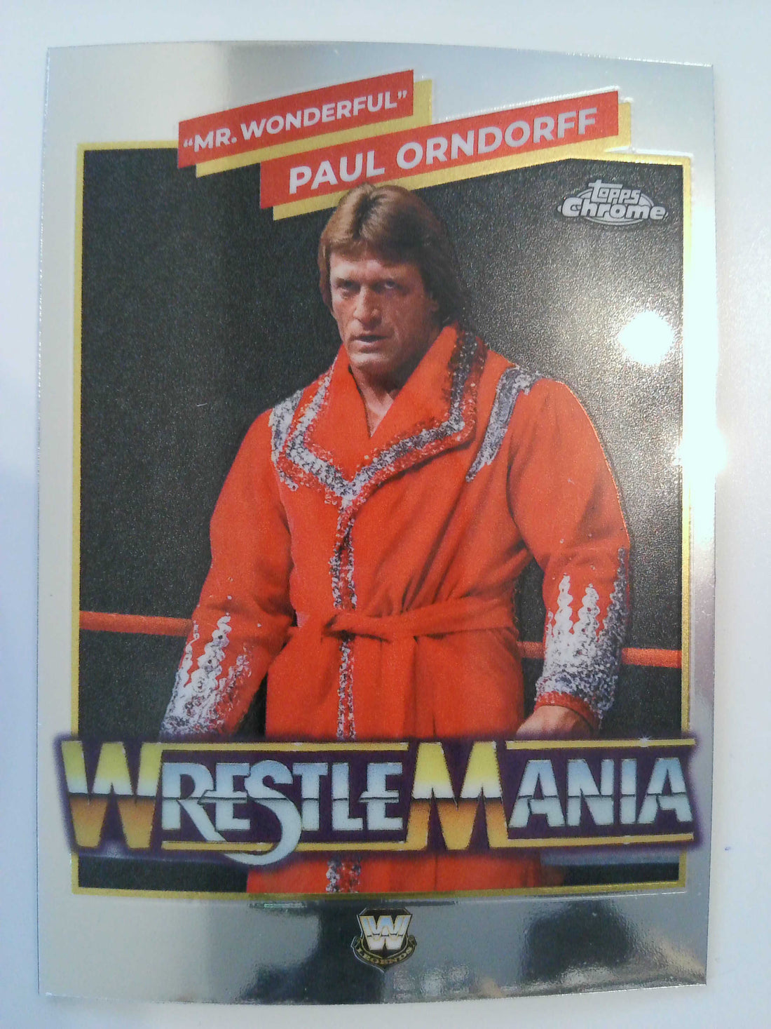 2026 Topps Chrome WrestleMania Recall "Mr. Wonderful" Paul Orndorff #WMR-5