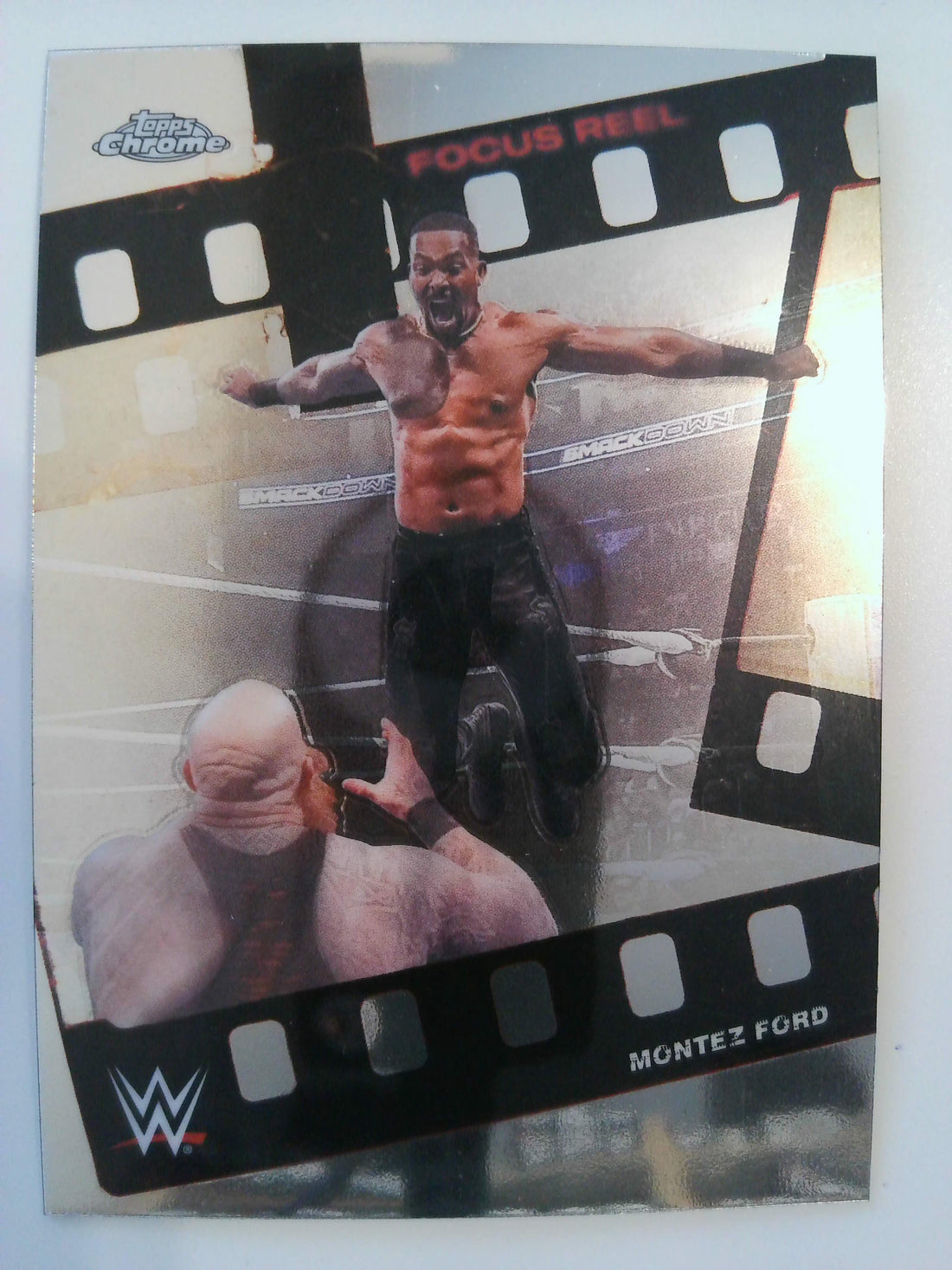 2026 Topps Chrome WWE Wrestling Focus Reel Montez Ford #FR-24