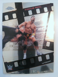 2026 Topps Chrome WWE Wrestling Focus Reel LA Knight #FR-6