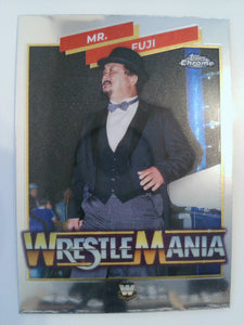 2026 Topps Chrome WWE Wrestling WrestleMania Recall Mr. Fuji #WMR-2