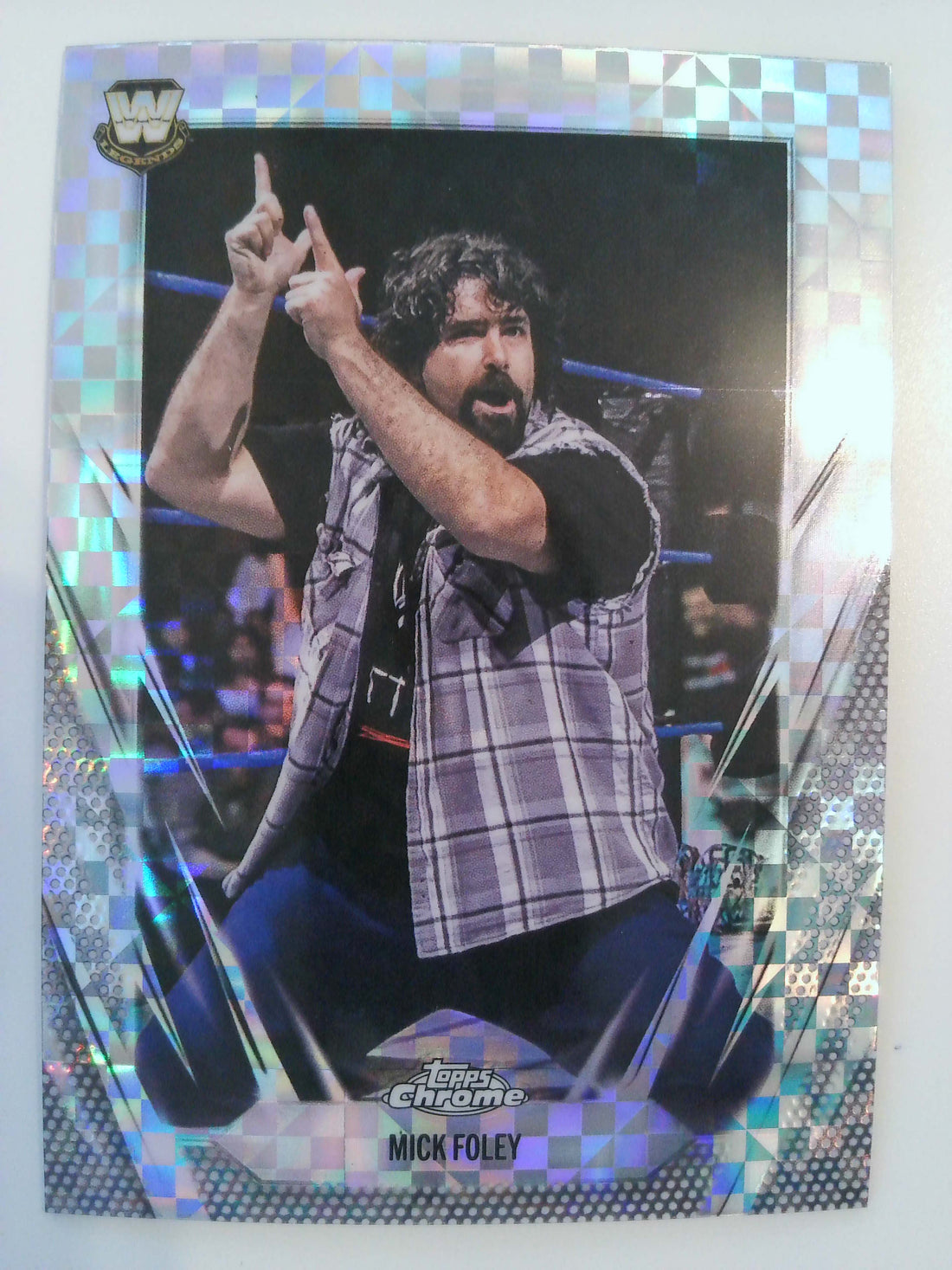 2026 Topps Chrome WWE Wrestling X-Fractor Mick Foley #135