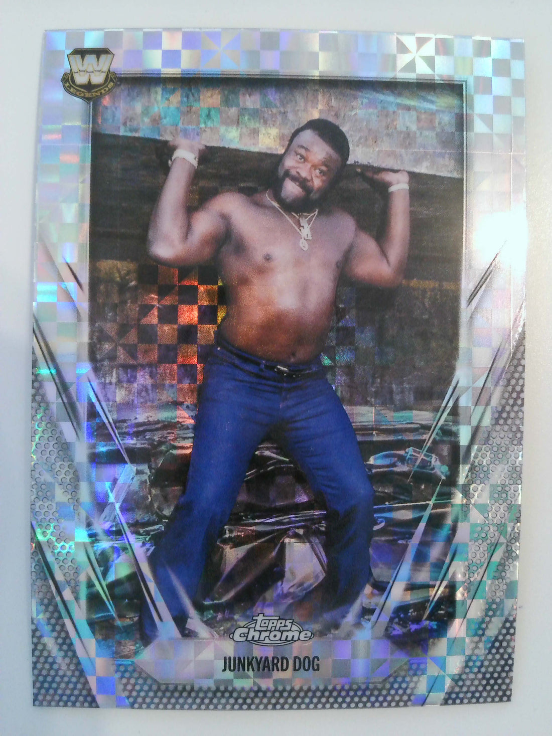 2026 Topps Chrome WWE Wrestling X-Fractor Junkyard Dog #102
