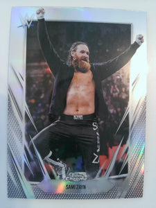 2026 Topps Chrome WWE Wrestling Refractor Sami Zayn #67