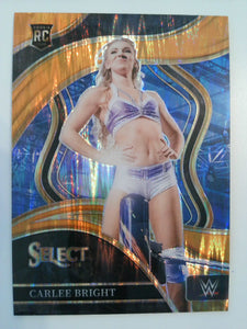 2024 Panini Select WWE Wrestling Orange Flash Prizms Carlee Bright #290 Rookie