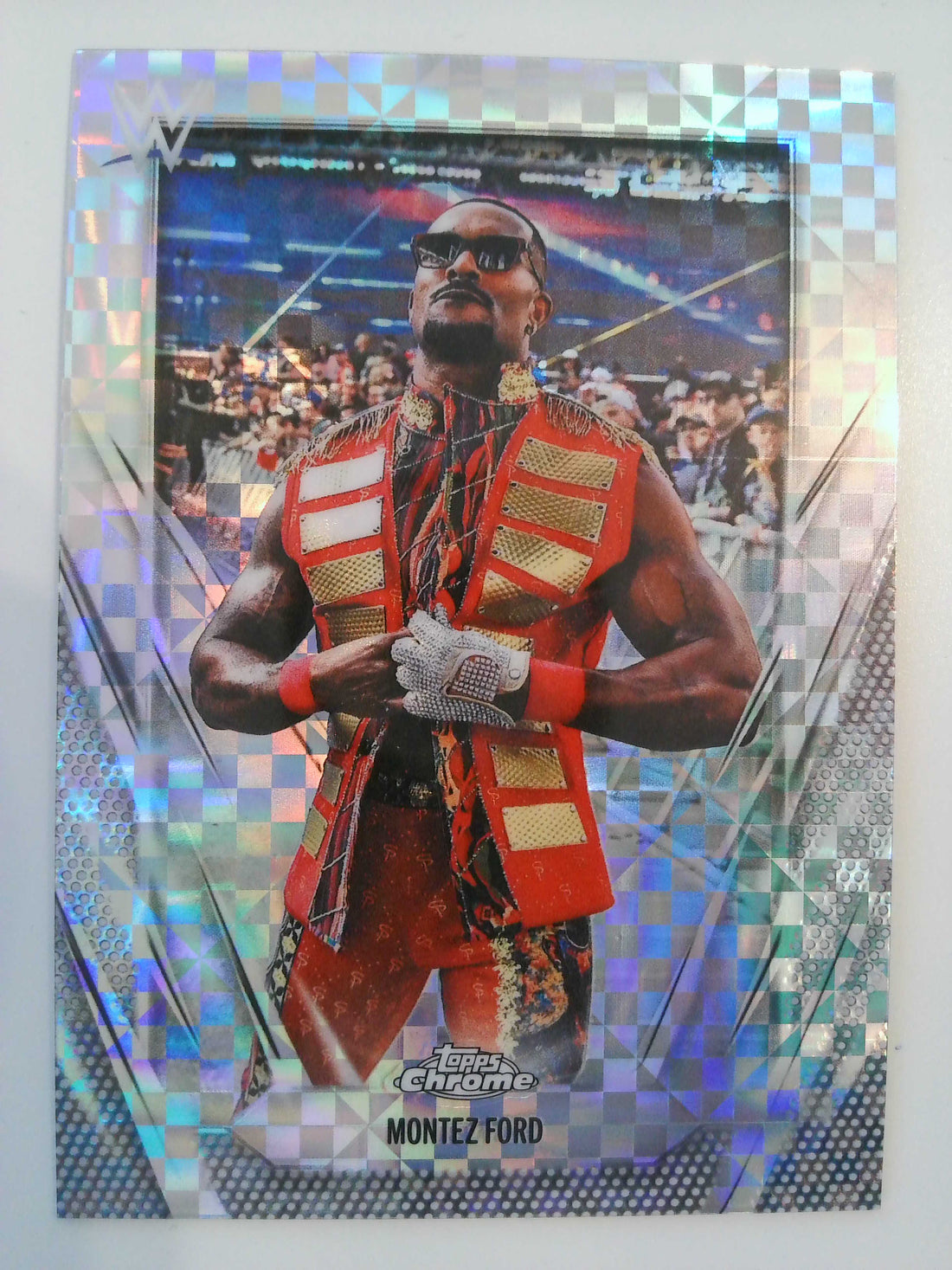 2026 Topps Chrome WWE Wrestling X-Fractor Montez Ford #150