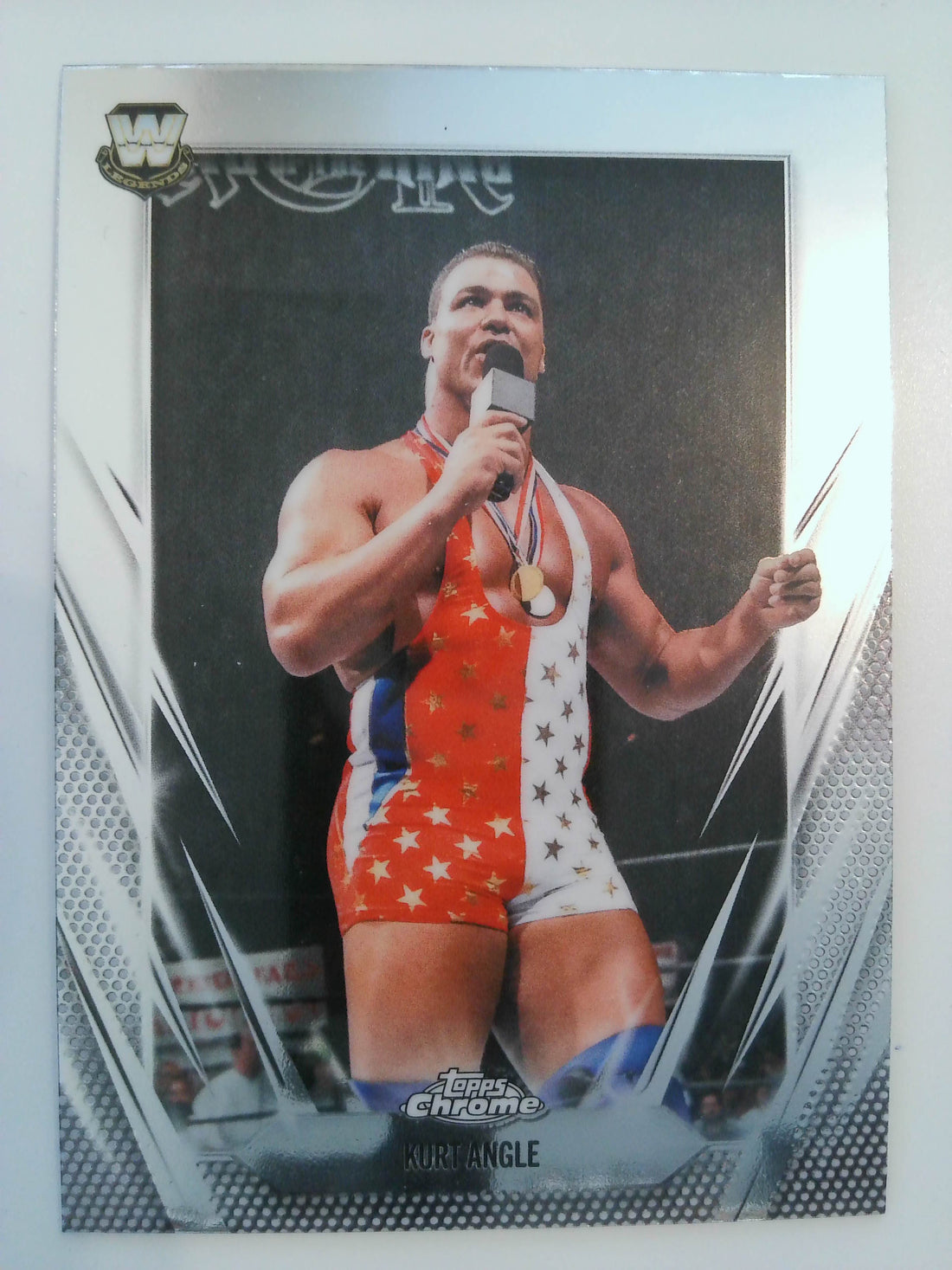 2026 Topps Chrome WWE Wrestling Kurt Angle #123