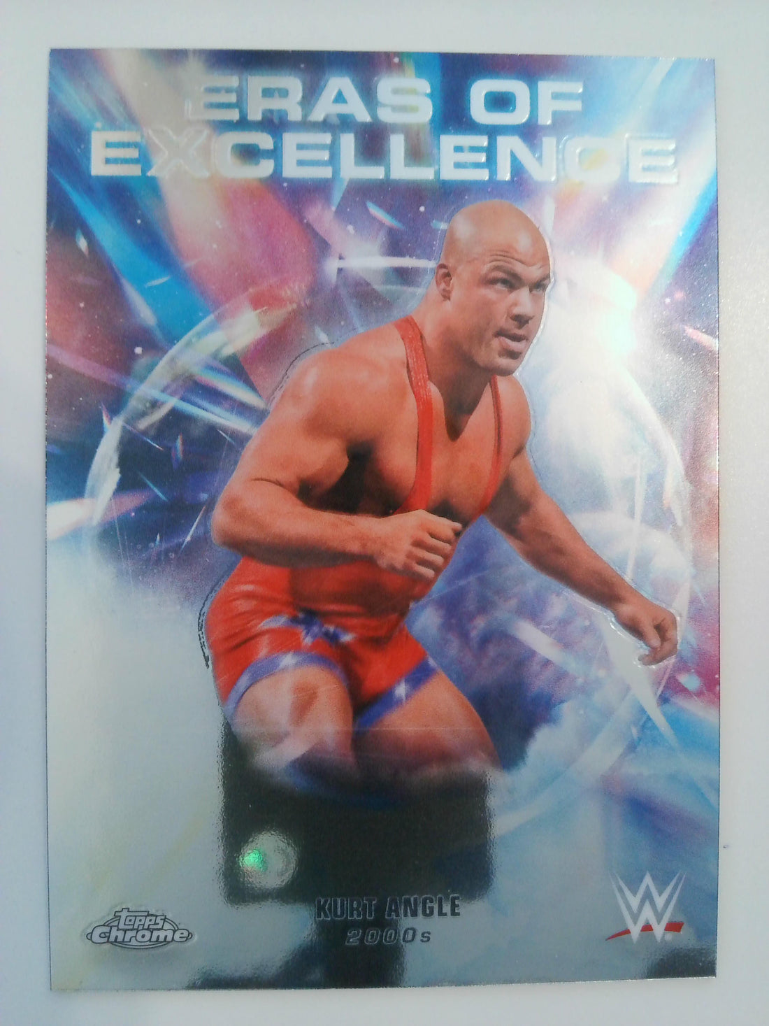 2026 Topps Chrome WWE Wrestling Eras of Excellence Kurt Angle #ERA-36