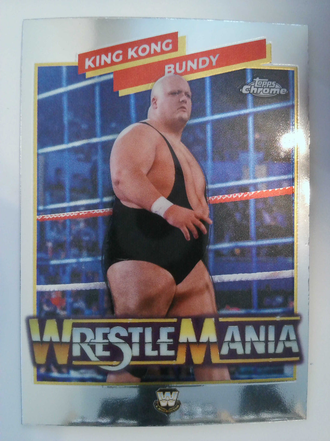 2026 Topps Chrome WWE Wrestling WrestleMania Recall King Kong Bundy #WMR-14