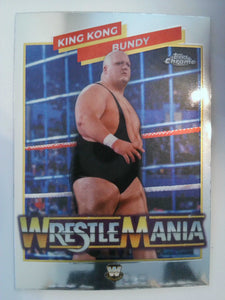 2026 Topps Chrome WWE Wrestling WrestleMania Recall King Kong Bundy #WMR-14