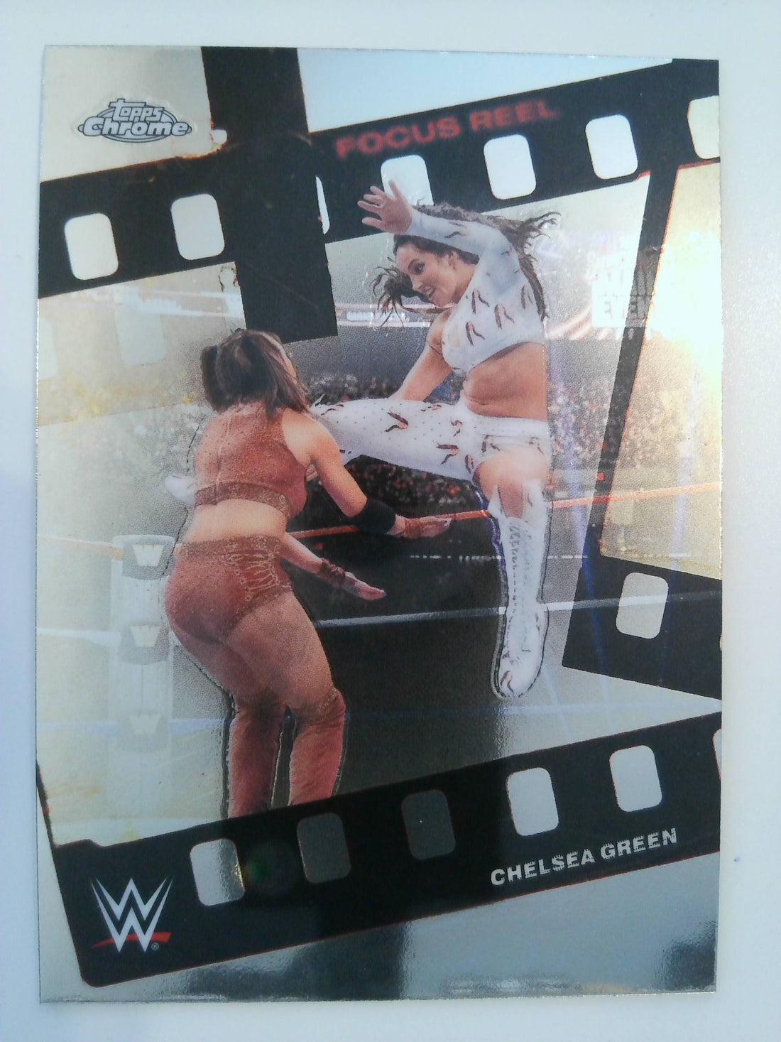 2026 Topps Chrome WWE Wrestling Focus Reel Chelsea Green #FR-4