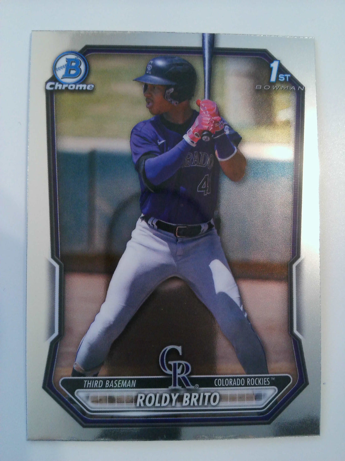 2026 Bowman Baseball Chrome Prospects Roldy Brito #BCP-21