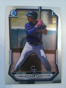 2026 Bowman Baseball Chrome Prospects Roldy Brito #BCP-21