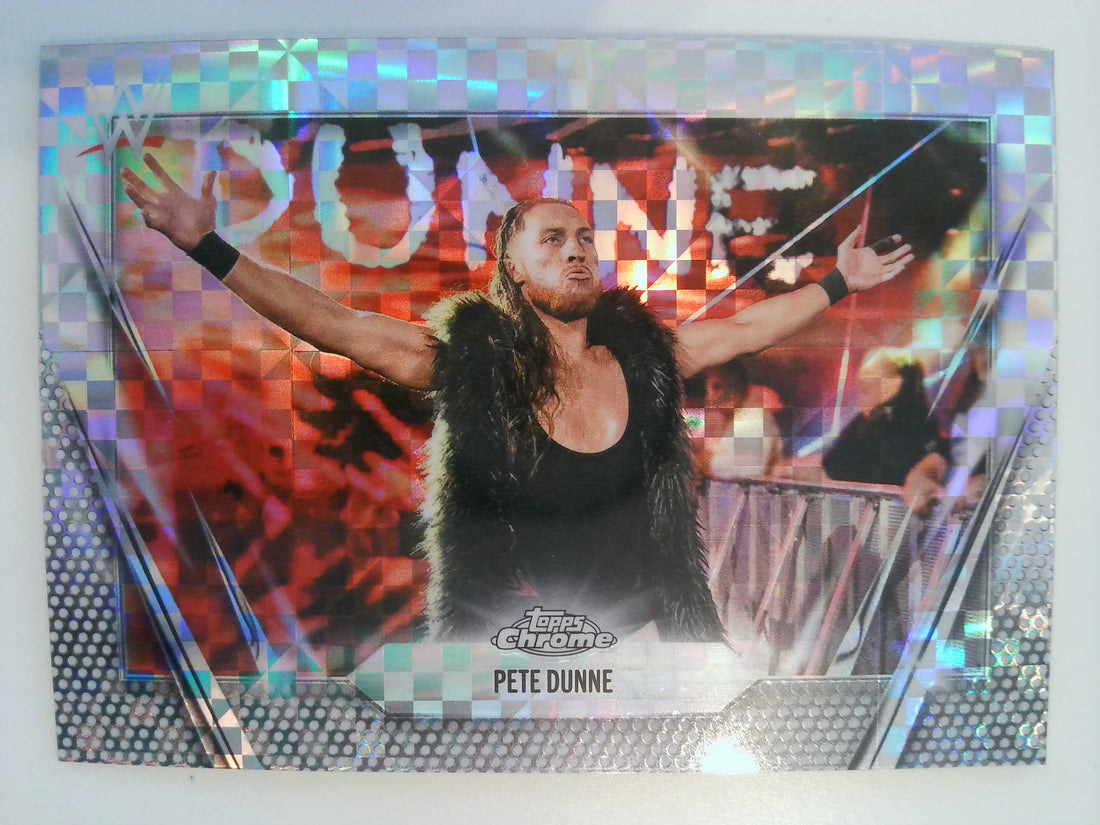 2026 Topps Chrome WWE Wrestling X-Fractor Pete Dunne #62