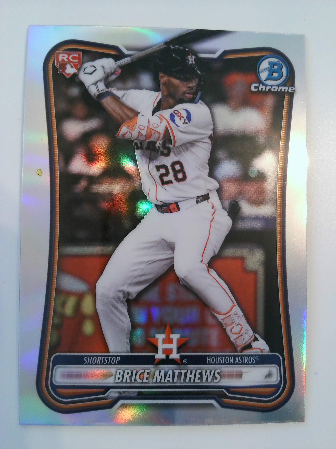 2026 Bowman Baseball Rookie Red RC Logo Brice Matthews #56 Rookie