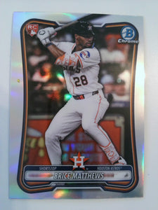 2026 Bowman Baseball Rookie Red RC Logo Brice Matthews #56 Rookie