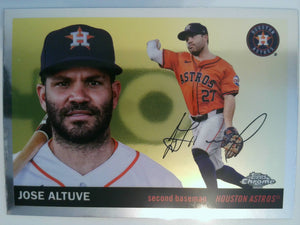 2025 Topps Chrome Platinum Baseball Jose Altuve #13