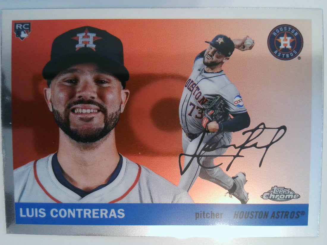 2025 Topps Chrome Platinum Baseball Luis Contreras #345 Rookie