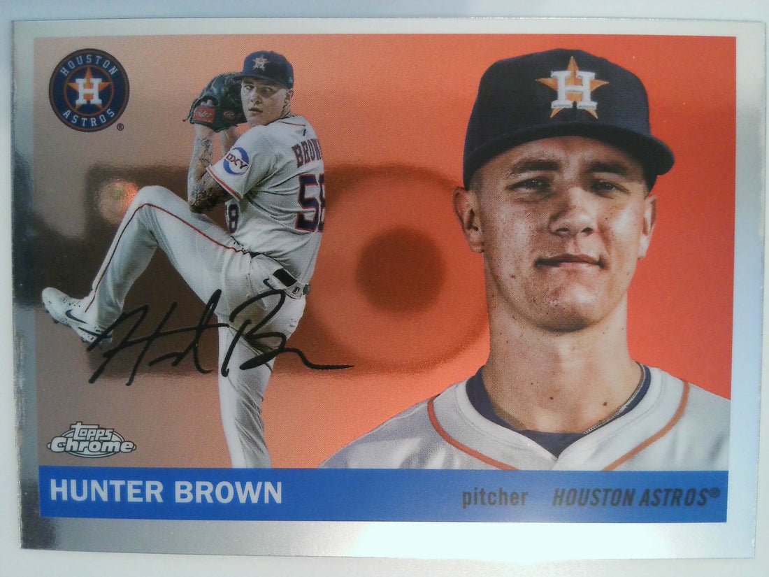 2025 Topps Chrome Platinum Baseball Hunter Brown #184