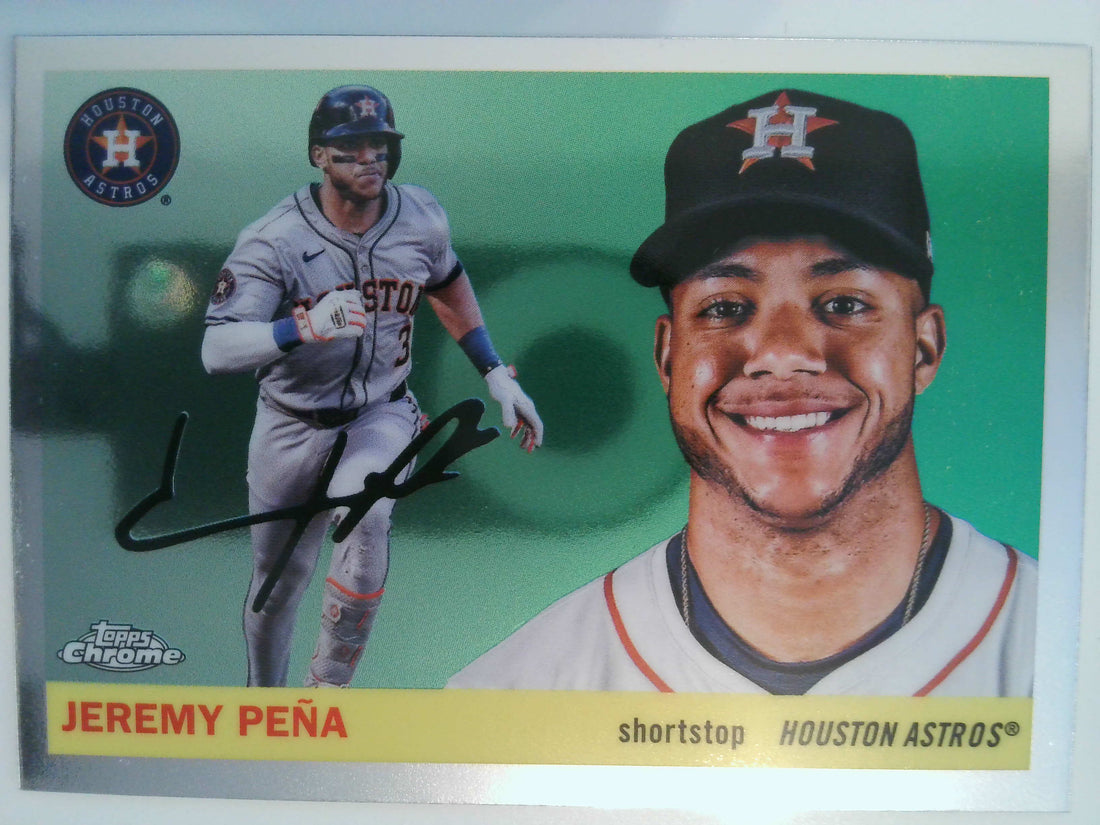 2025 Topps Chrome Platinum Baseball Jeremy Peña #55