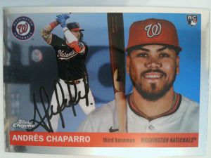 2025 Topps Chrome Platinum Baseball Andrés Chaparro #266 Rookie