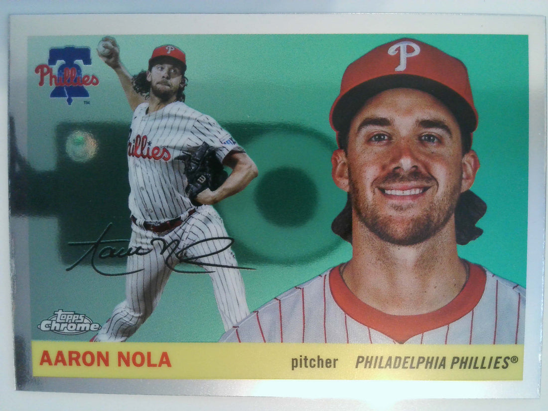 2025 Topps Chrome Platinum Baseball Aaron Nola #156