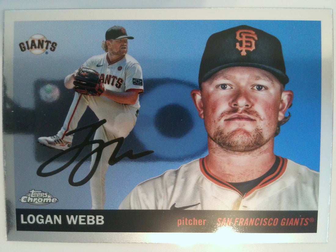 2025 Topps Chrome Platinum Baseball Logan Webb #176